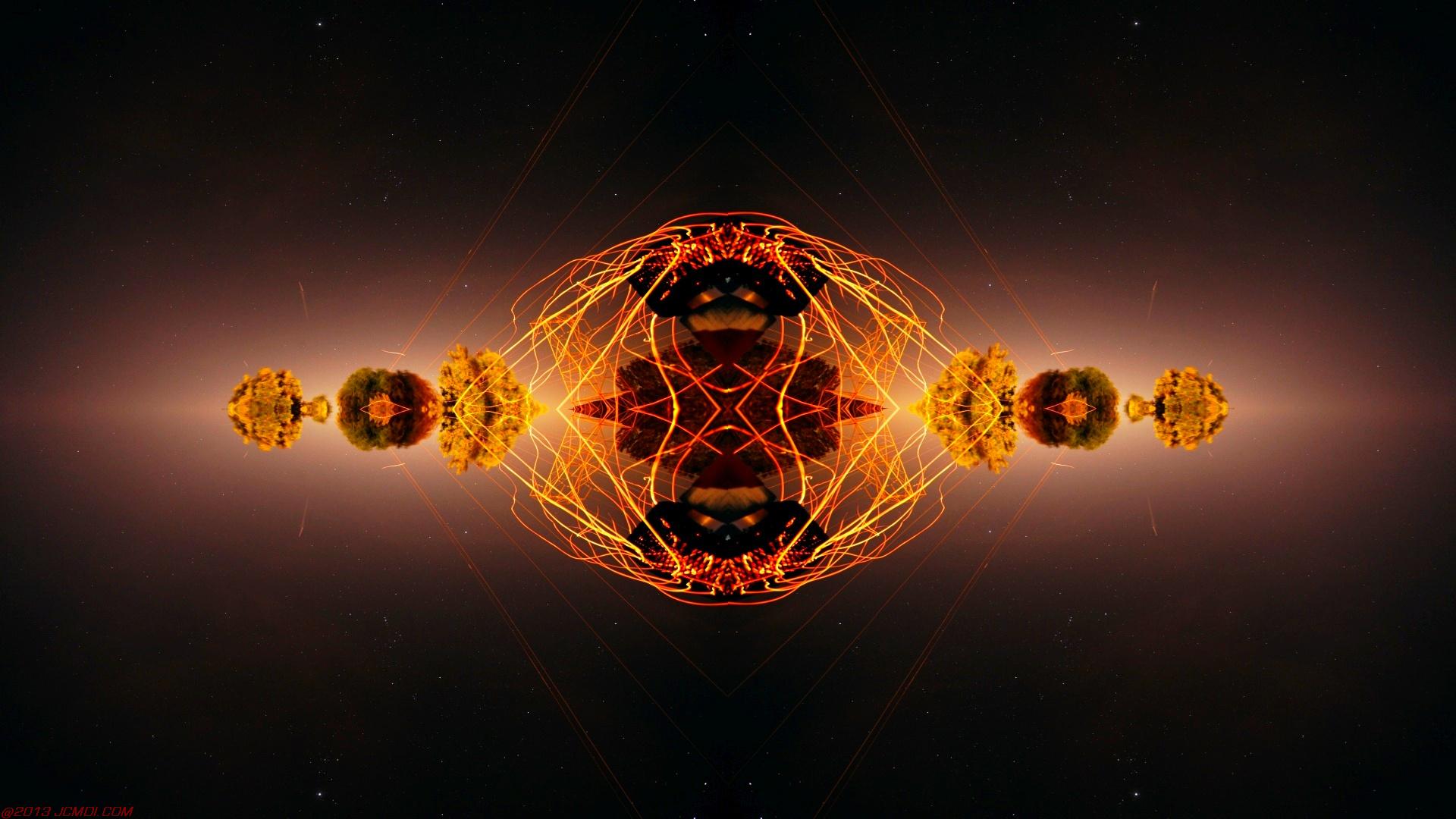 Chimney Sparks Abstract Artwork Timelapse Still Images